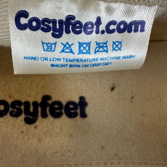 Cosyfeet Margaret Neutral Floral Mary Jane Shoes Size 9 Extra Wide 6E - Picture 4 of 9